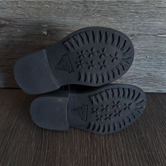 OshKosh B'gosh Banu Infant Girl's Black Ankle Boots Size 5 - Picture 7 of 8